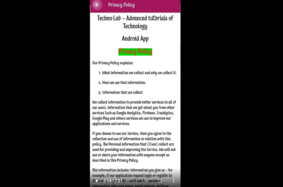 Tutorial Mobile Application with Quiz Facility - Android - Image 4