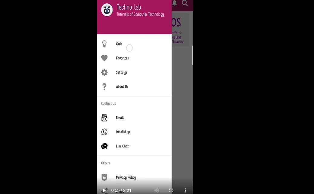 Tutorial Mobile Application with Quiz Facility - Android - Image 11