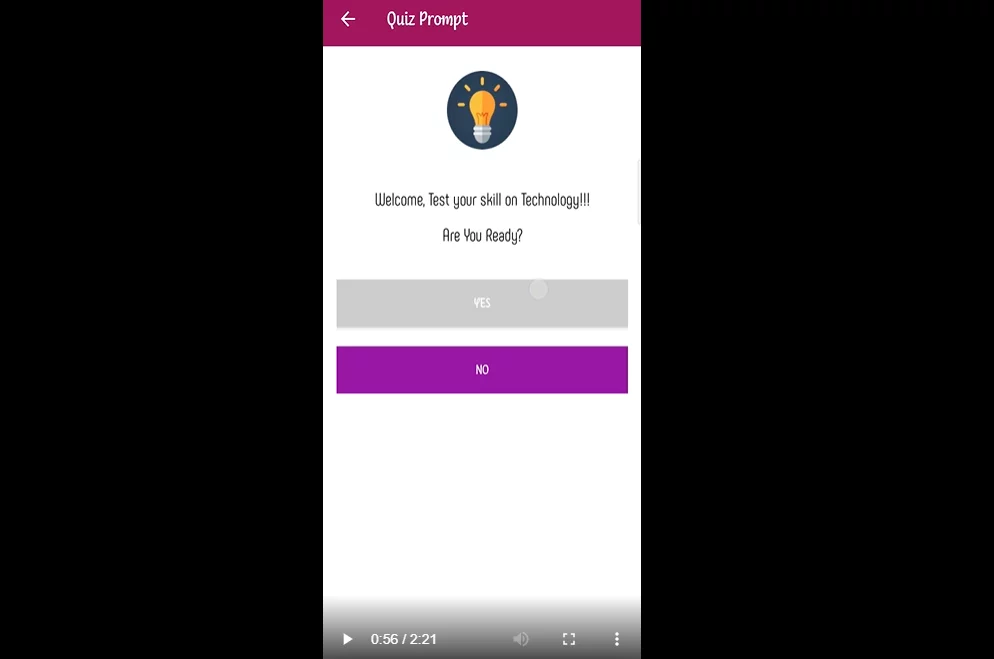 Tutorial Mobile Application with Quiz Facility - Android - Image 10