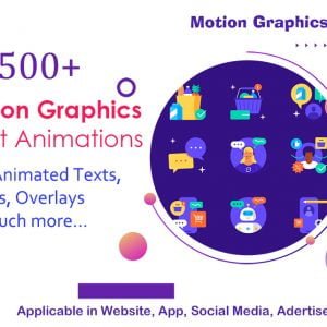 Motion Graphics Short Animation (Editable) for Developers